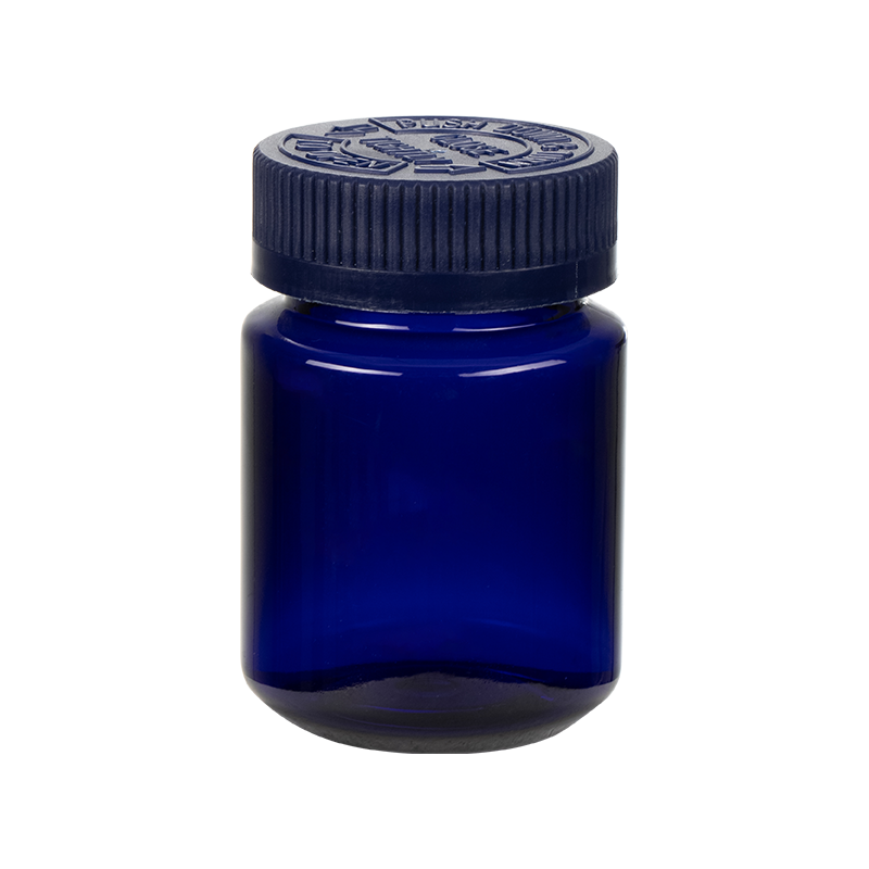 PET 100ml krátka a pevná okrúhla fľaša