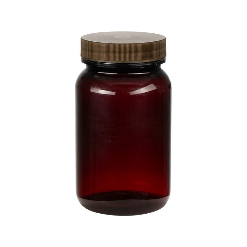 PET 250 ml sklenená okrúhla fľaša
