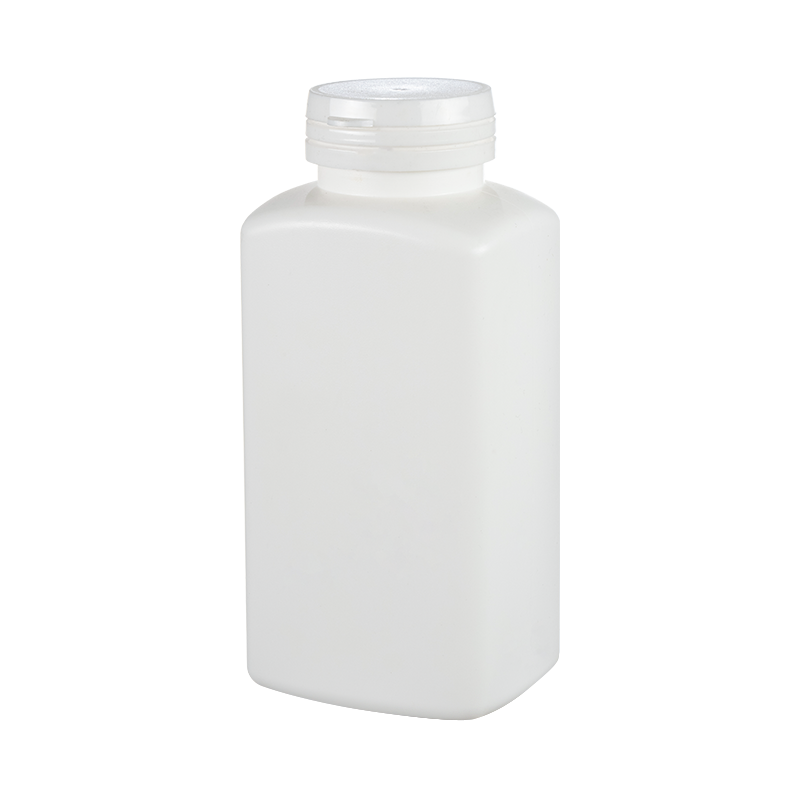 HDPE 250 ml odtrhávacia štvorcová fľaša