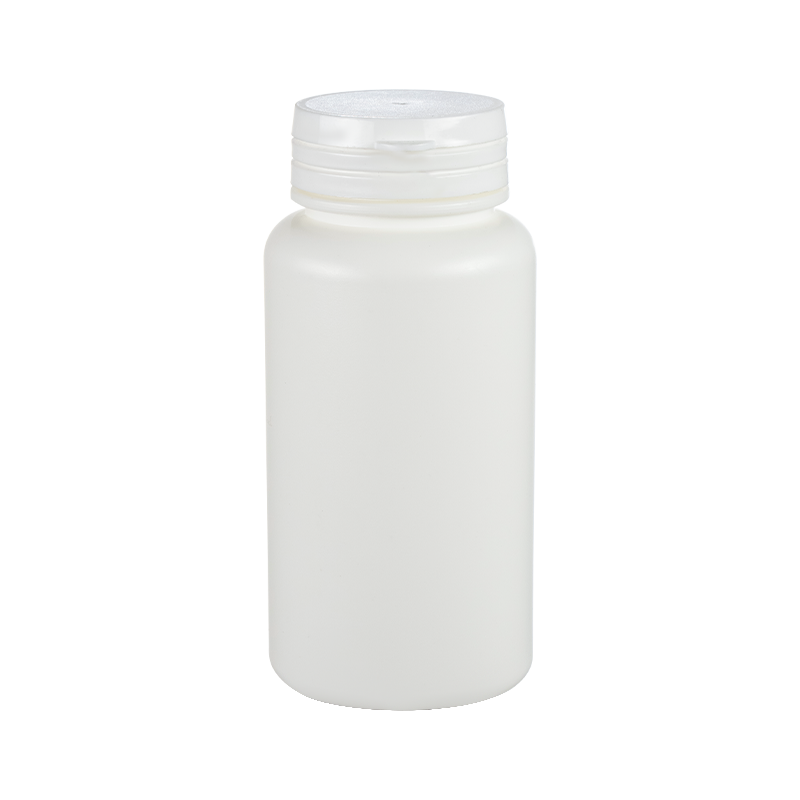 HDPE 150 ml nepriehľadná vysoká okrúhla fľaša
