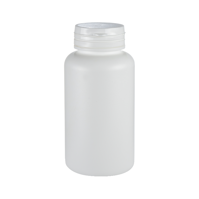 HDPE okrúhla fľaša so 44 mm vyťahovacím vekom